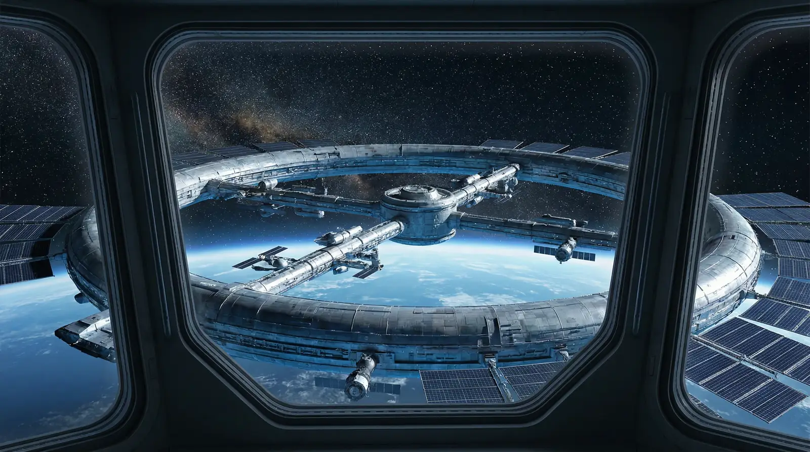 麻豆tv- - 环形空间站概念设计